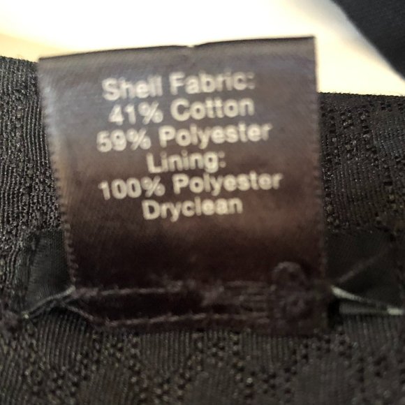 Ann Taylor Black Textured Button Detail Mini Skirt 8P - Picture 10 of 10